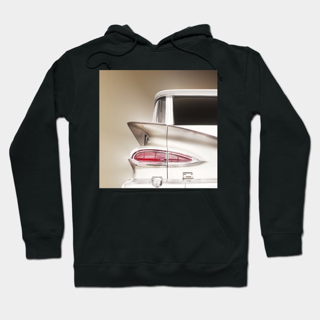 American classic station wagon Kingswood 1959 tail fin Hoodie by Beate Gube